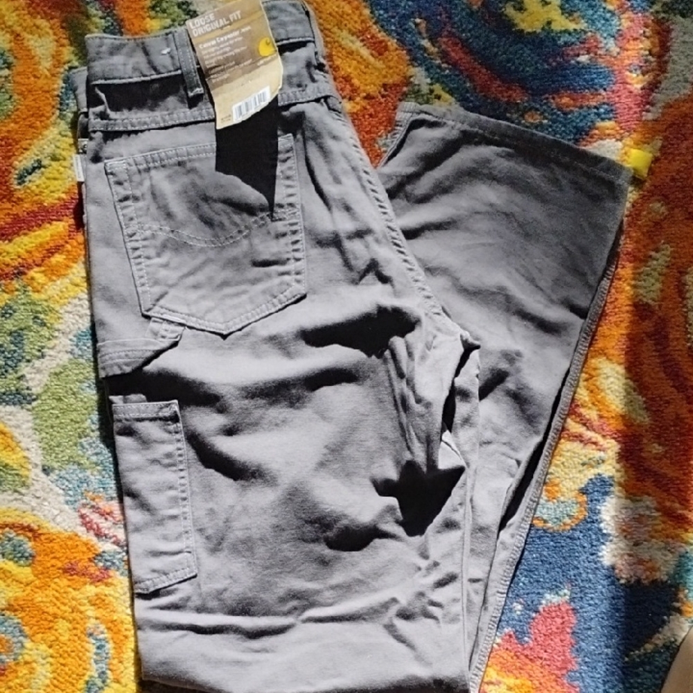 Carhartt Men's Charcoal Relaxed Jeans